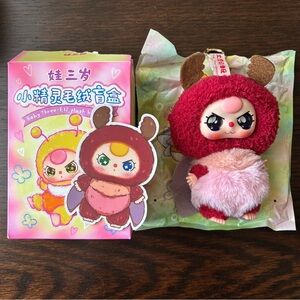 Baby Three Elf Plush Series Blind Box Confirmed Beetle with Special Crying Eyes
